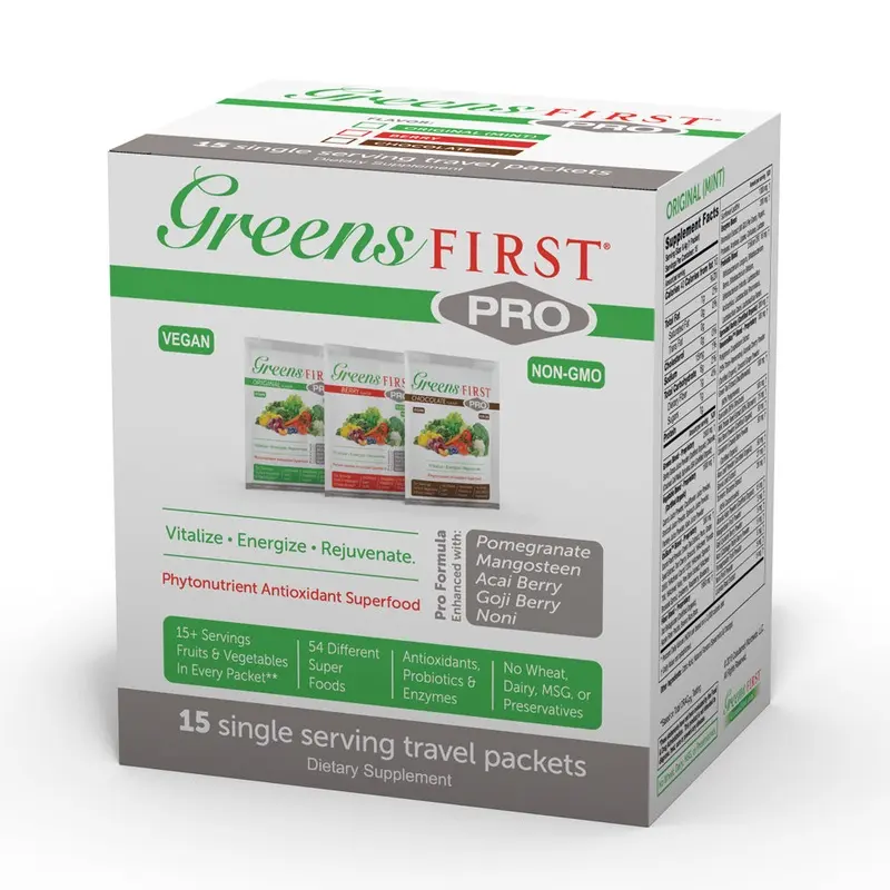 Greens First Pro 15 Travel Packs Berry