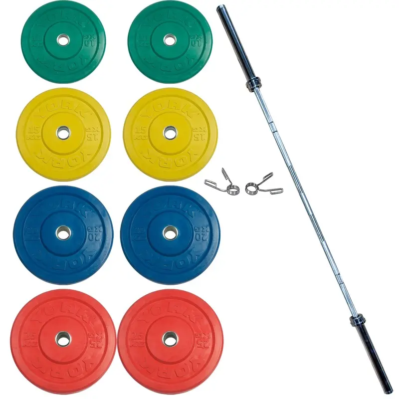 Rubber Training Bumper Plate Set (Color)