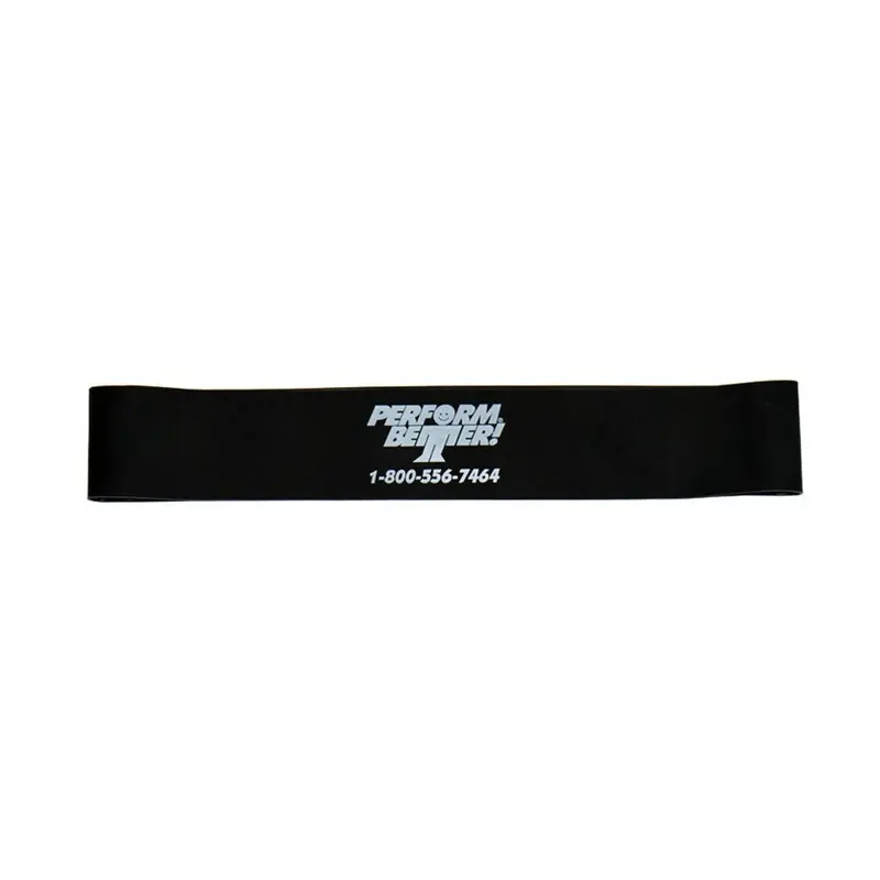 Perform Better Mini Bands - 12" Black Mini Band