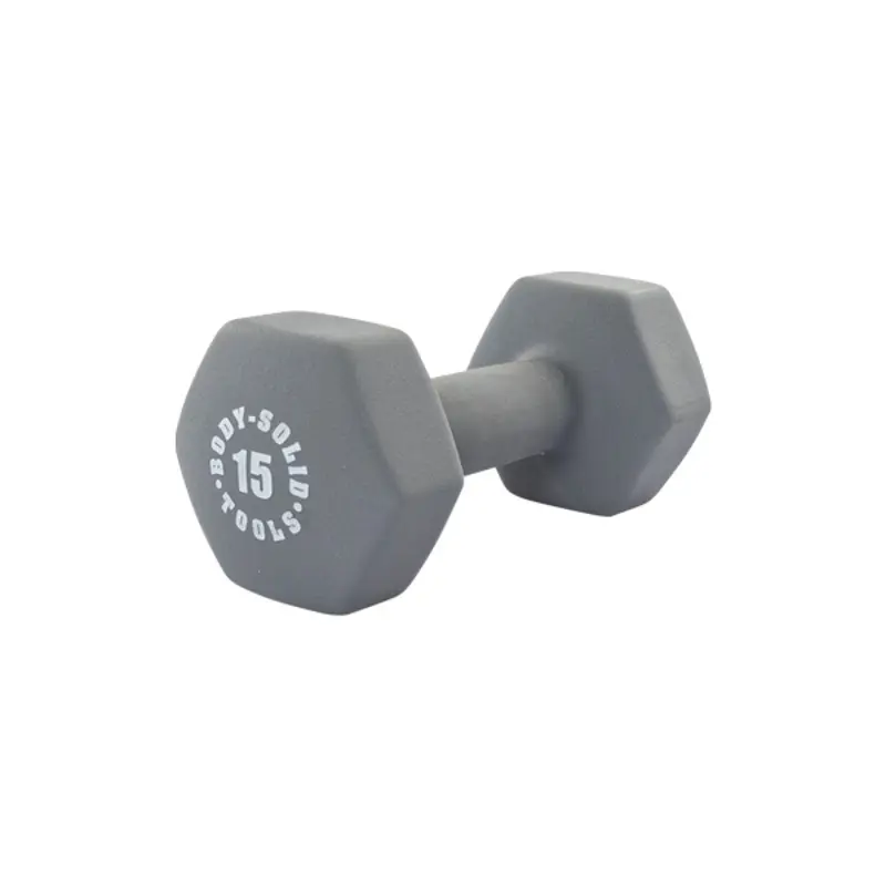 BodySolid 15lb Neoprene Dumbell