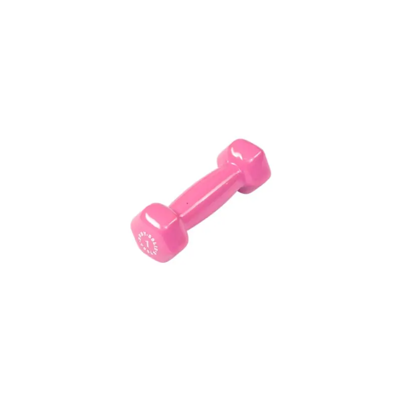 Bodysolid Pink 1lb Vinyl Dumbbell