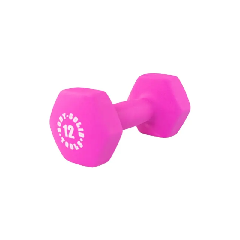 BodySolid 12lb Neoprene Dumbbell