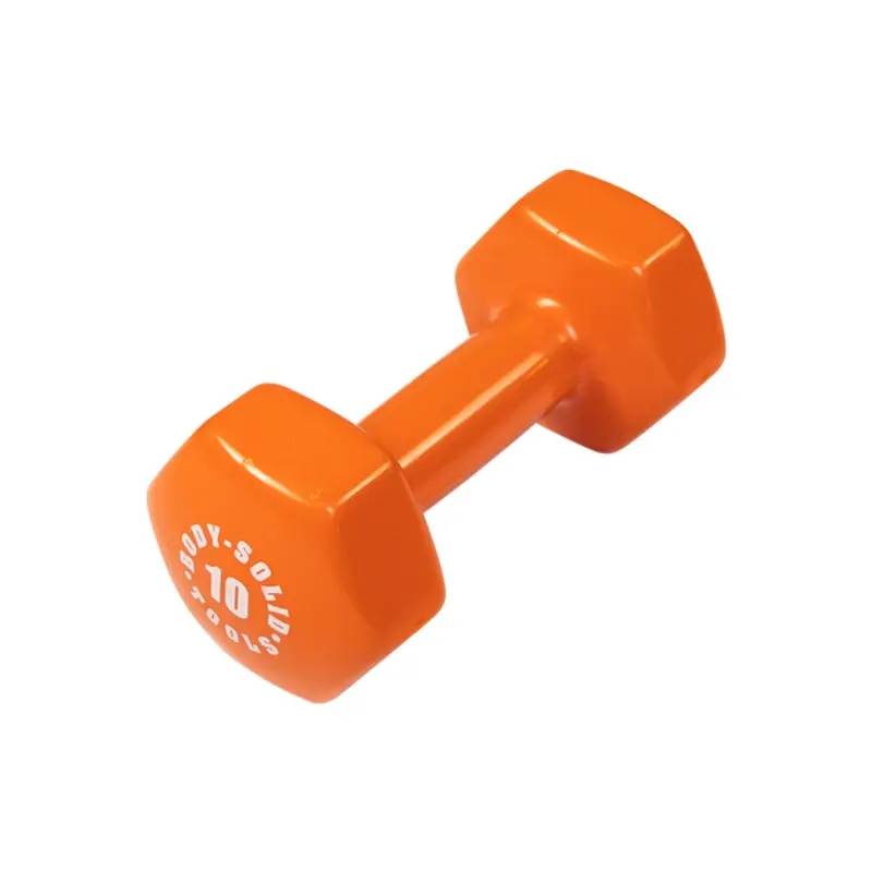 Bodysolid Orange 10lb Vinyl Dumbbell