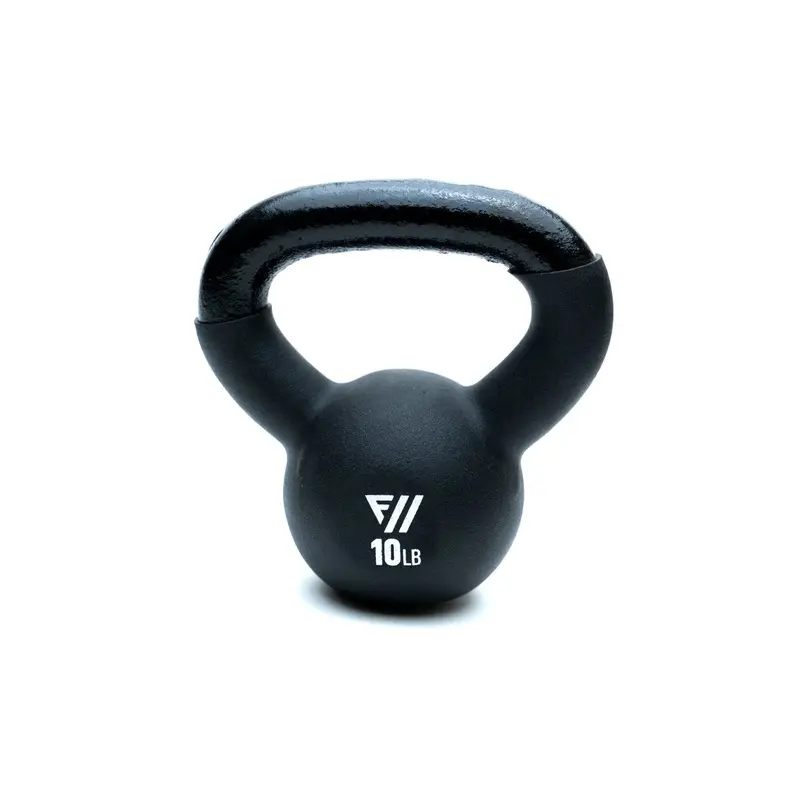 Fitway 10lb Black Neoprene Kettlebell