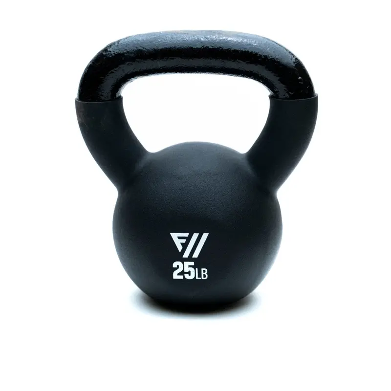 Fitway 25lb Black Neoprene Kettlebell