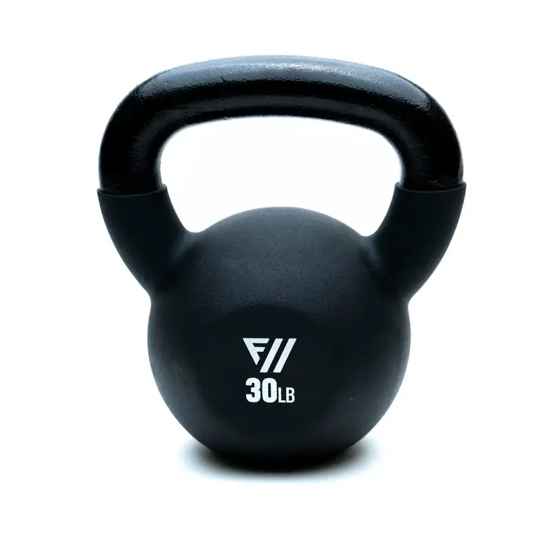 Fitway 30lb Black Neoprene Kettlebell