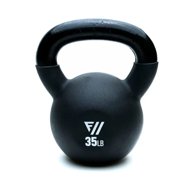 Fitway 35lb Black Neoprene Kettlebell