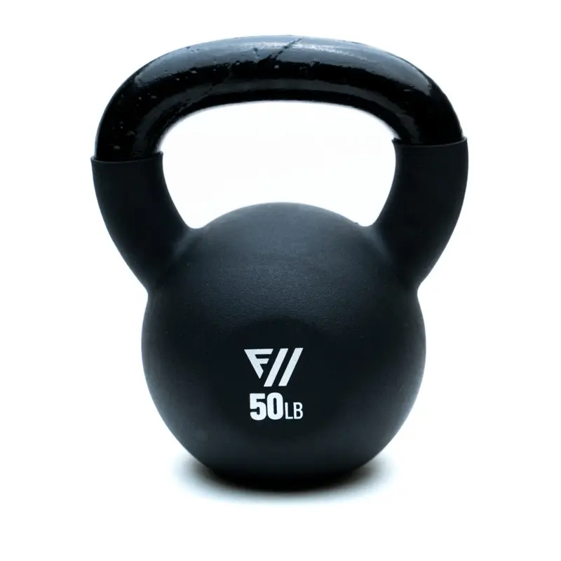 Fitway 50lb Black Neoprene Kettlebell