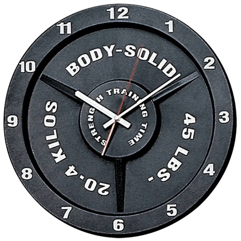 Bodysolid Weight Plate Clock