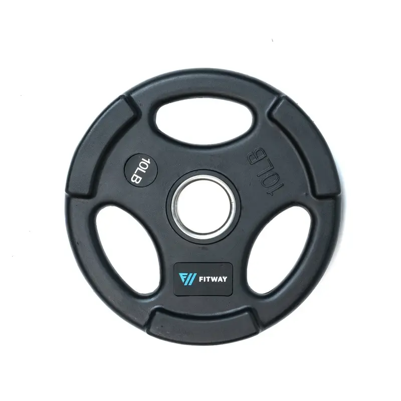 Fitway Olympic Rubber Grip Plate - 10lb