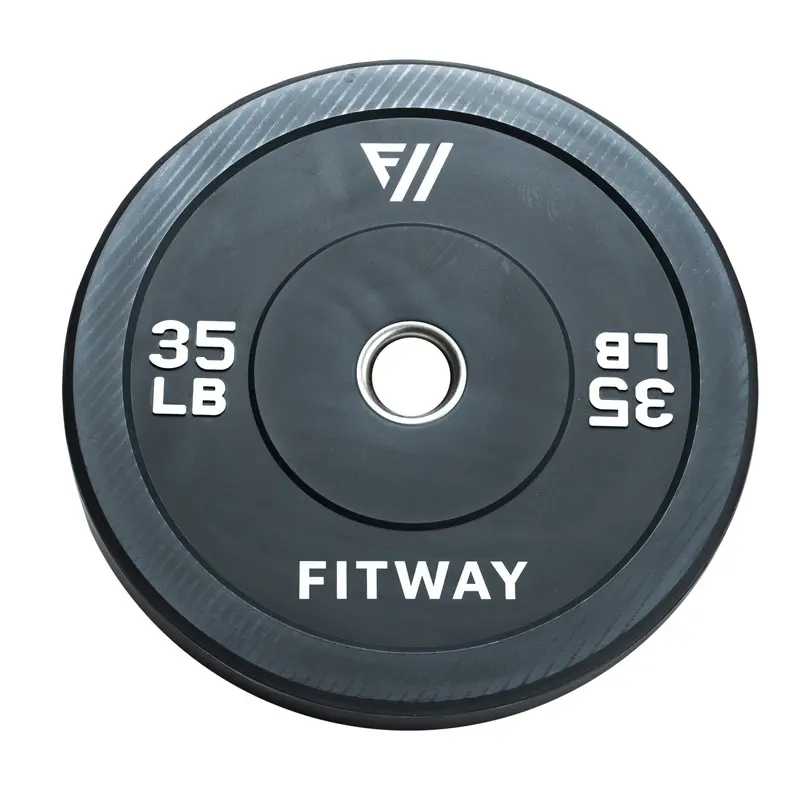 Fitway 35lb Olympic Rubber Bumper Plate