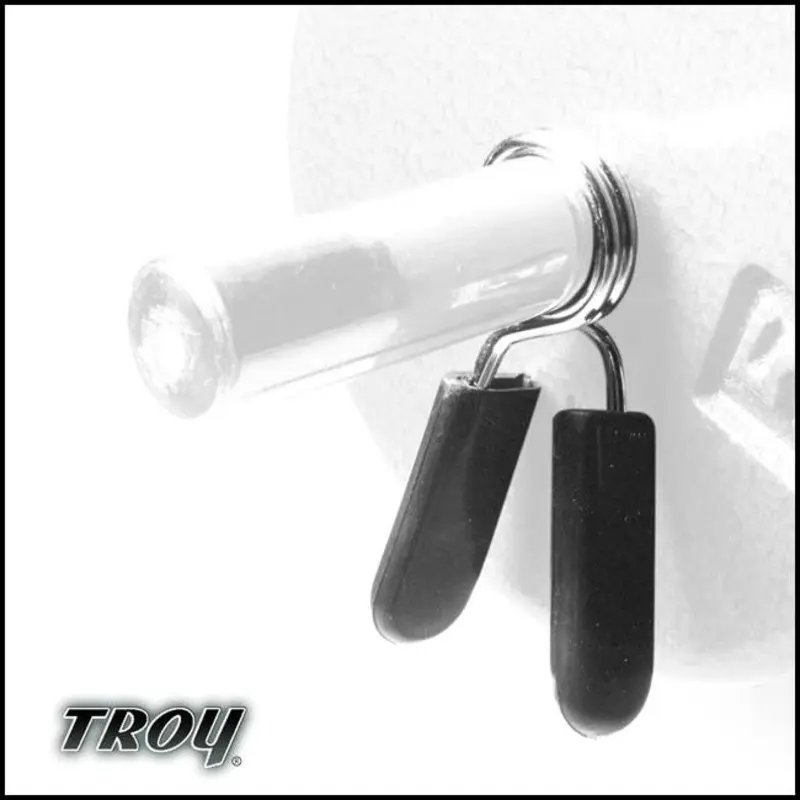 Troy 2" Olympic Spring Collars w/ Rubber Grip (Pair) #TOZC1/2G