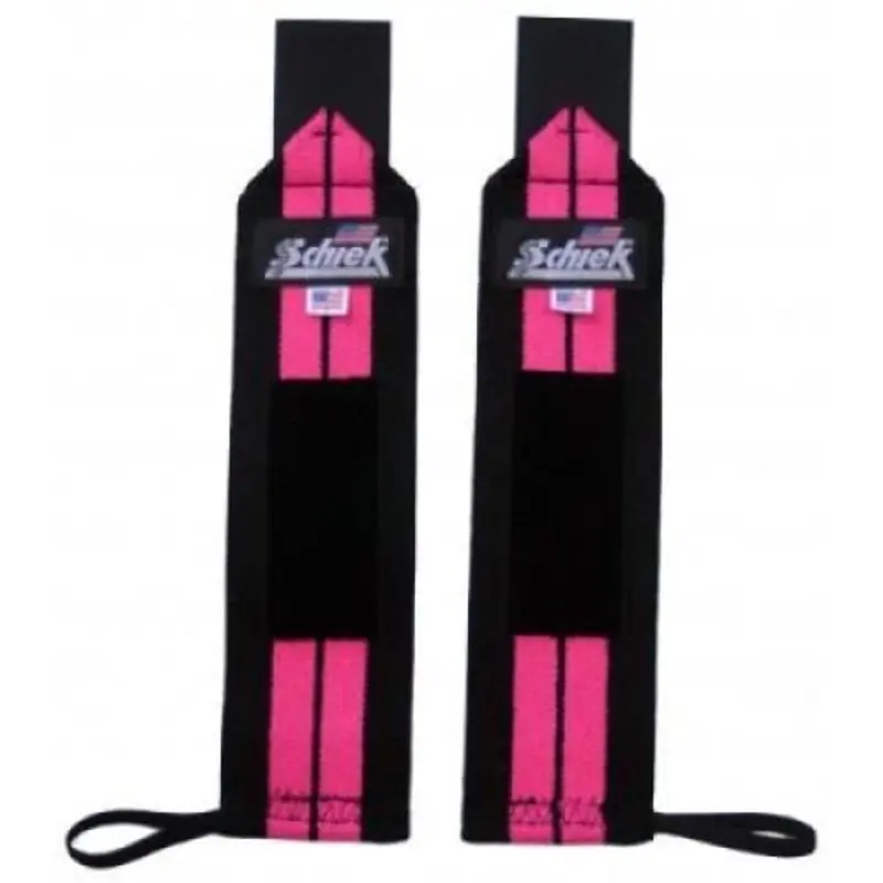 Schiek 12" Pink Wrist Wraps #1112P