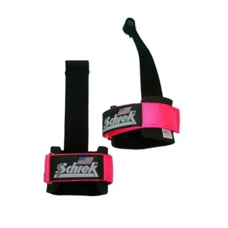 Schiek Dowel Lifting Straps - Pink #1000DLS-Pink