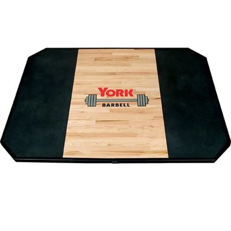 York Barbell Solid Red Oak Platform 8 x 8