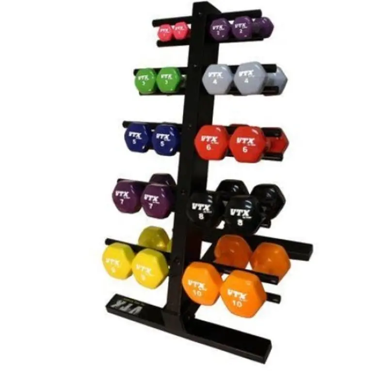 VTX Vinyl Hex Dumbbell Set