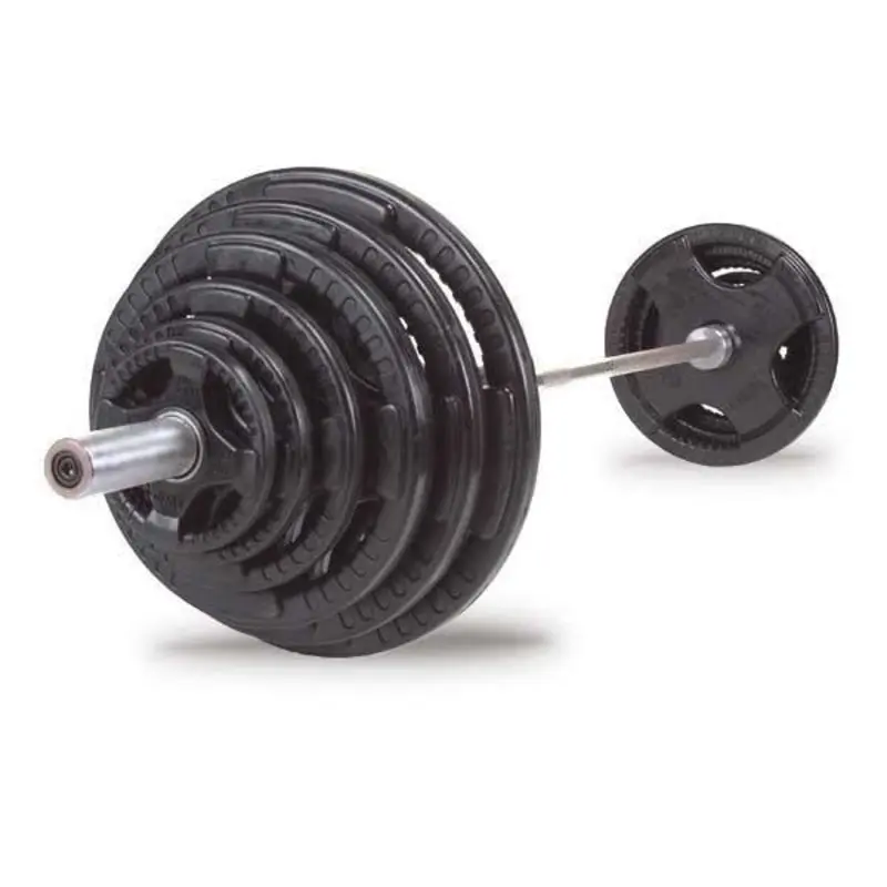 Body-Solid 300 lb Olympic Rubber Grip Weight Set