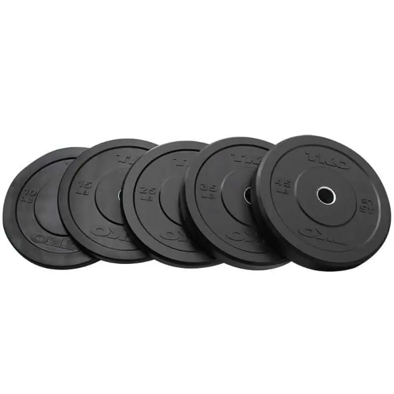 TKO 802BP-370 370LB Bumper Plate Set