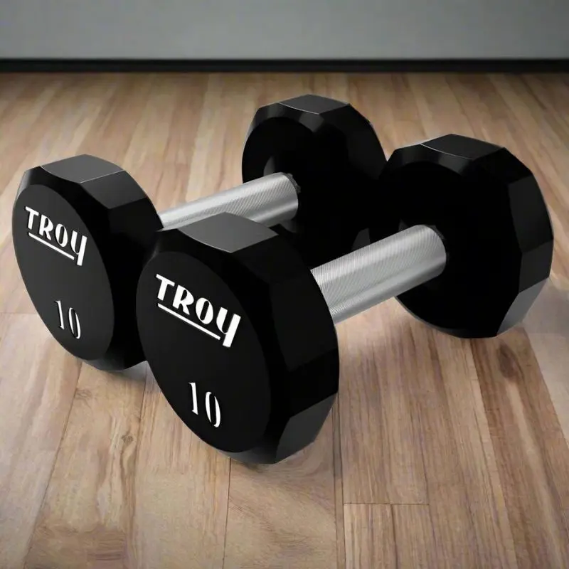 TROY TSD-U 12-Sided Urethane Encased Dumbbell