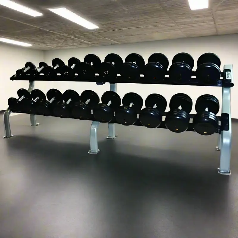 TROY COMMPAC-RUFDR50 5-50 lb Dumbbell Set with Rack