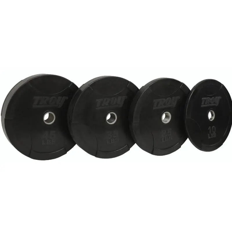 TROY BO-SBP Solid Black Bumper Plate with Steel Insert