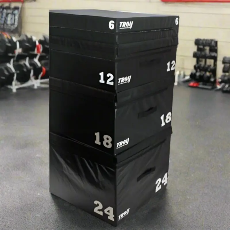 Troy T-PLYO Padded Black Plyo Box
