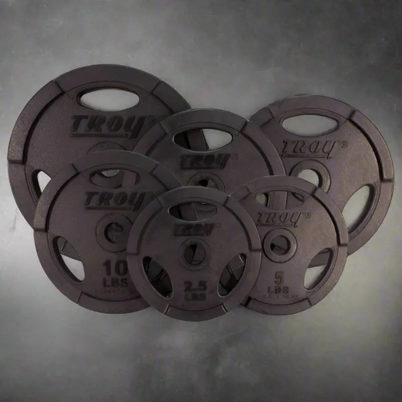 TROY GR-R Quiet Iron Interlocking Black Rubber 1" Grip Plate