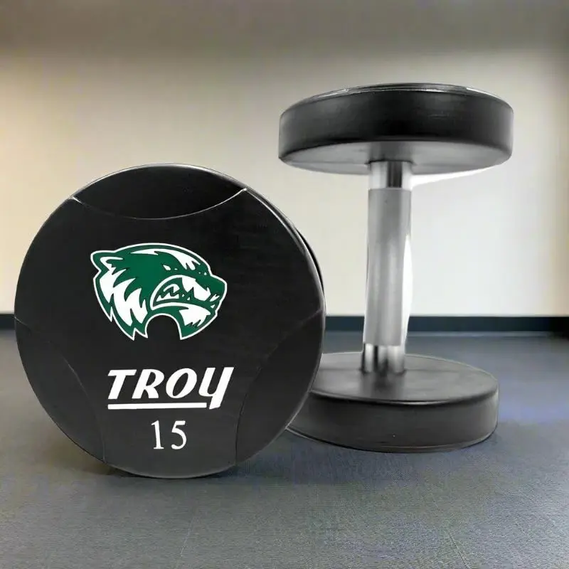 Troy TSD-080-100UTL Urethane Logo T-Clog Dumbbell Set 80-100 lbs (5 lb Increments)