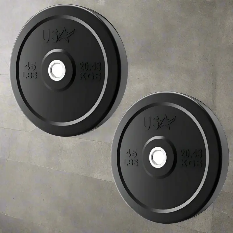USA Sports by Troy GBO-SBP Solid Rubber Bumper Plate