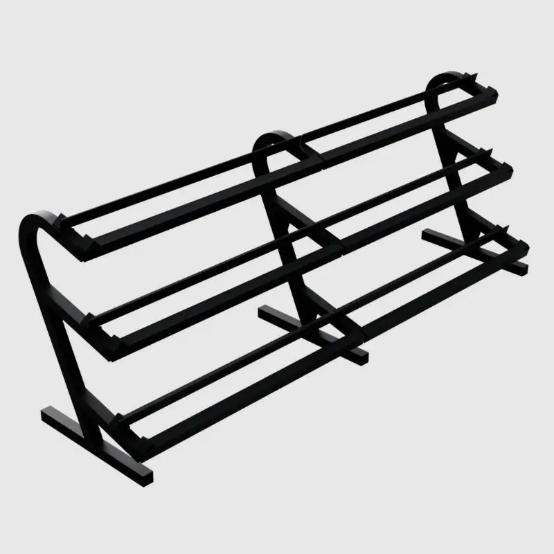 VTX TDR-3 3-Tier Rail Dumbbell Rack w/o Saddles