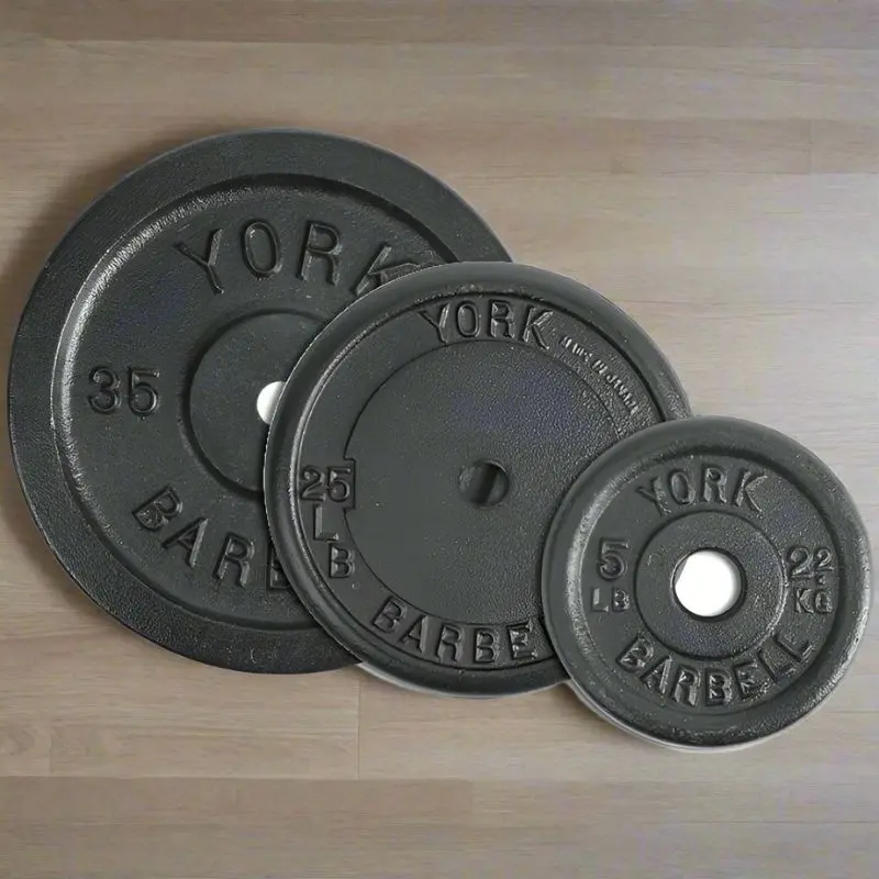 YORK  1" Standard Contour Cast Iron Plate - Black