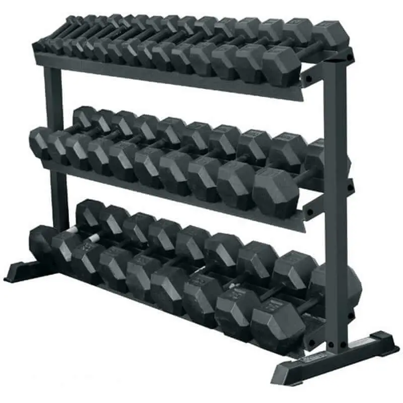 YORK 69127 3-Tier Pro-Hex Rack - Black