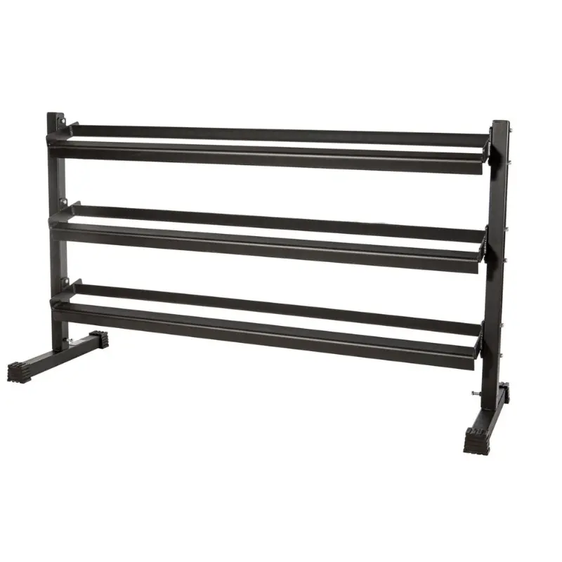 YORK 6914 8001 3 Tier Dumbbell Stand 48" Wide Design