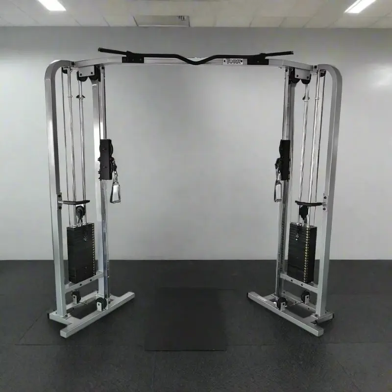 York ST Functional Cable Crossover 200 lb Weight Stack x 2