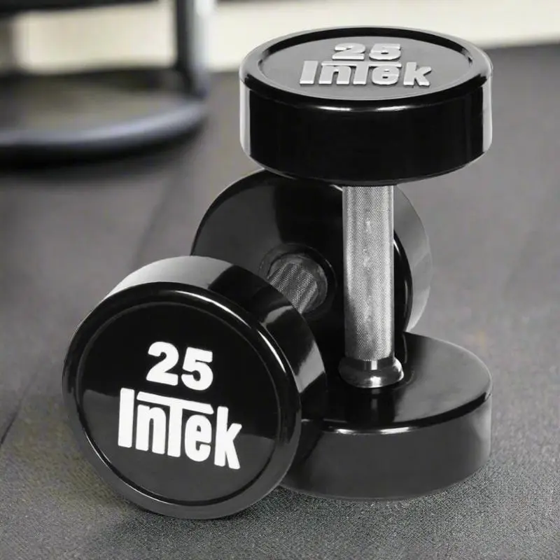 Intek Bravo Series Urethane Dumbbell Set 55 to 100lbs | DBSUBSET055-100