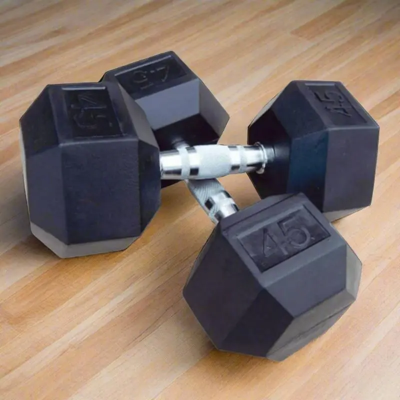 Intek Strength Rubber Hex Dumbbell