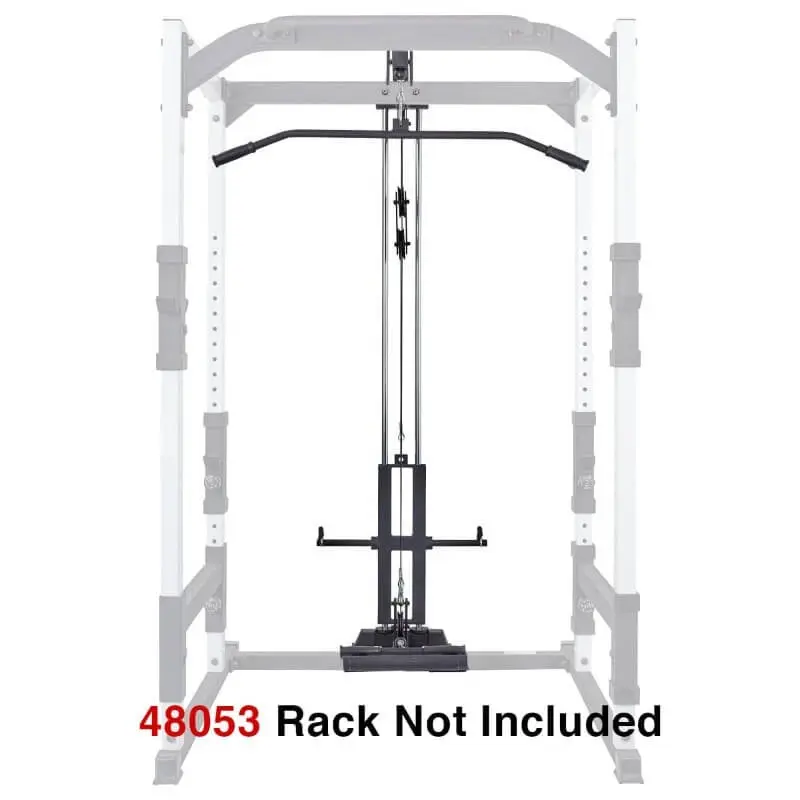 YORK 48054 FT Hi/ Low Pulley Option for Power Cage (with weight carriage) Black