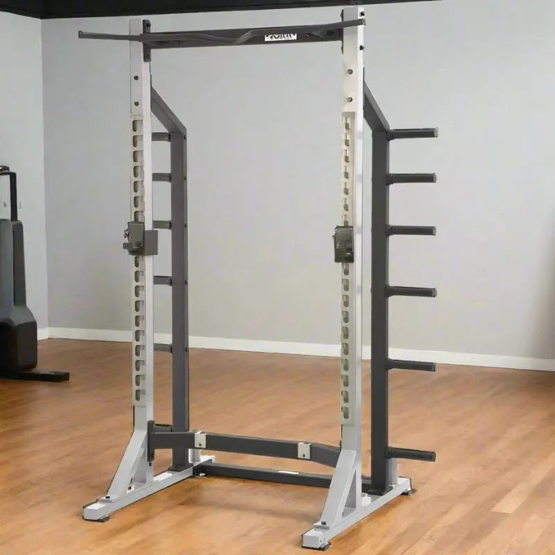 YORK STS Self Standing Half Rack White