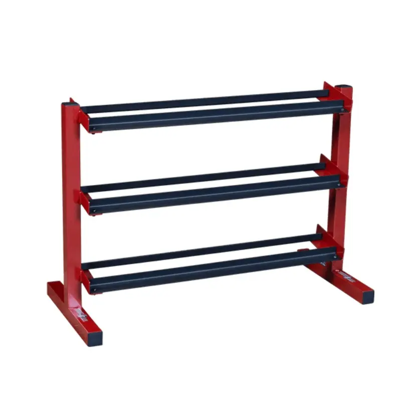 Body Solid BFDR10 Best Fitness 3 Tier Horizontal Dumbbell Rack