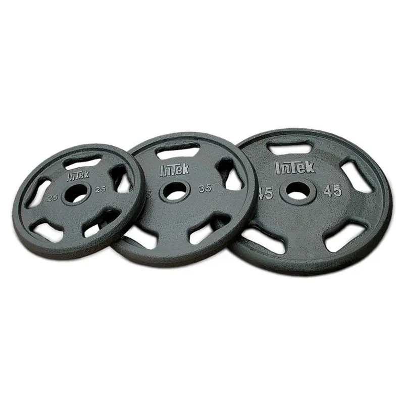 Intek Strength Cast Steel Olympic Plates