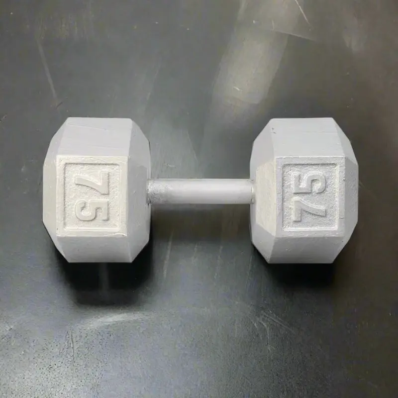 York 55-100lb Cast Iron Hex Dumbbell Set (10 Pairs)