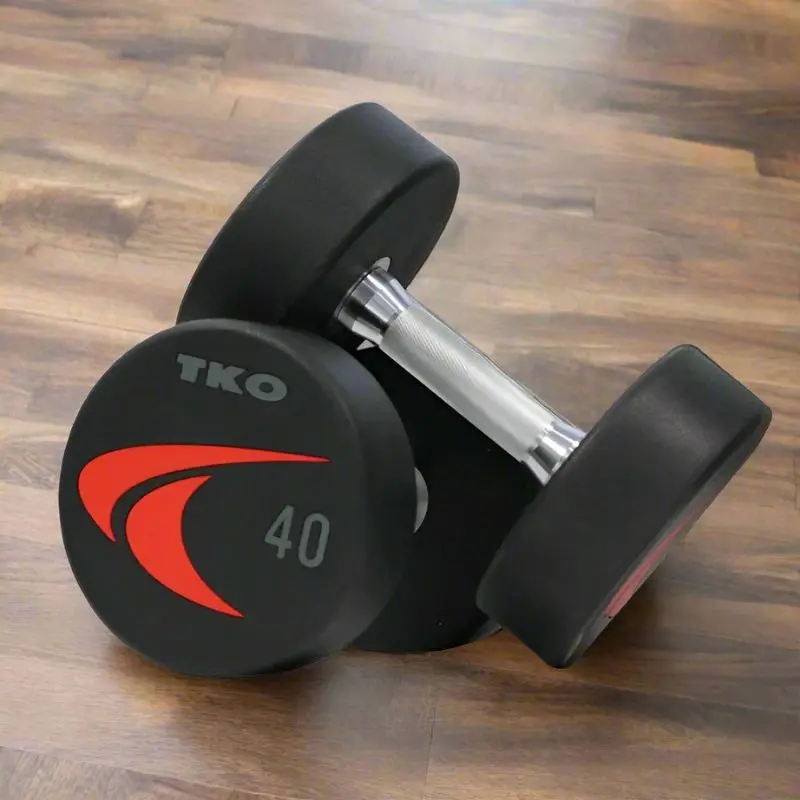 TKO Strength Signature Round Urethane Dumbbell Sets - 830US