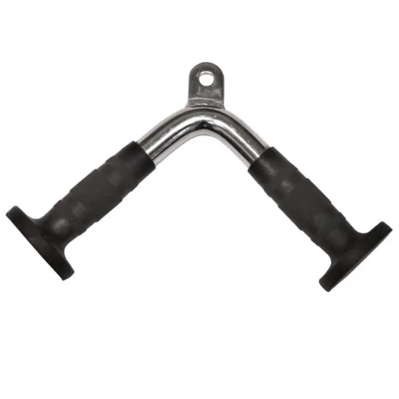 Troy GTVB-R Triceps Press Down V Bar w/ Rubber Grips