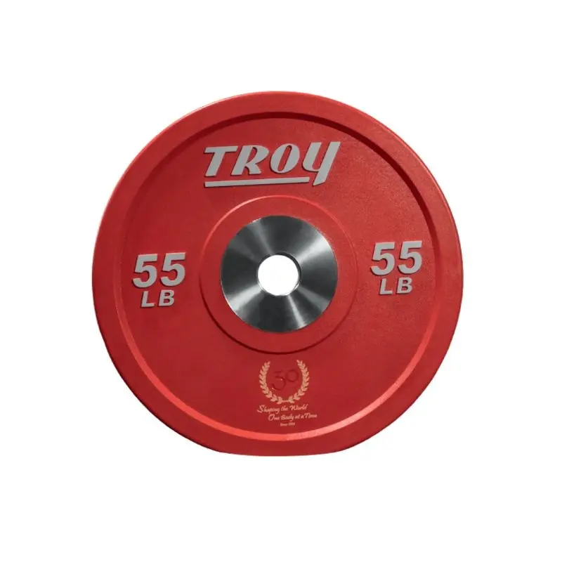 Troy PO-SBPL Performance Color Rubber Bumper Plate with Custom Logo