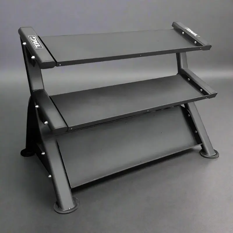 TAG Fitness RCK-HDR70 HEX 3 Tier Dumbbell Rack (Holds 15 Pairs)
