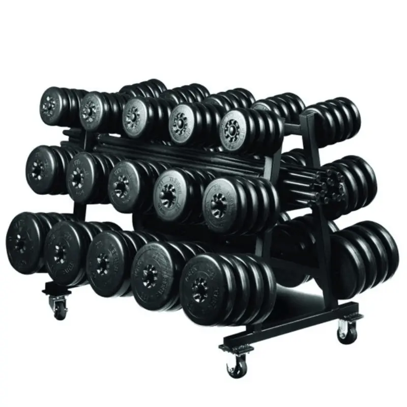 YORK 10170 Aerobic Weight Set Club Pack (INCLUDES RACK - 69034)