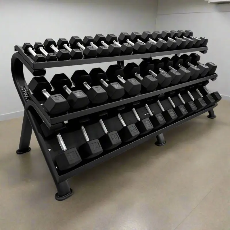TAG Fitness RCK-MEGA Rack - 3 Tier Dumbbell Rack