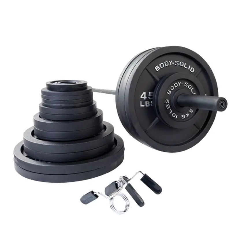 Body-Solid Cast Iron Olympic Weight Barbell Sets