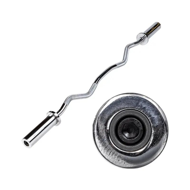 Body-Solid Olympic EZ Curl Bar (Chrome)