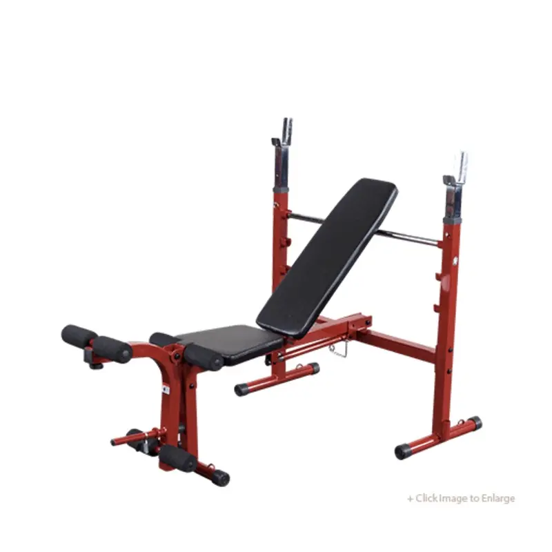 Body Solid BFOB10  Best Fitness Olympic Bench with Leg Developer